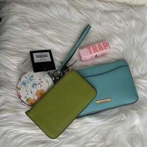 Nanette Lapore wristlet set with coin purse plus free Jeffrey Star lipstick